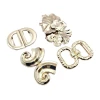 Alloy buckle manufacturer's in-stock metal underwear swimwear adjustable buckle with diamond creative sports outdoor swimming products Item Picture